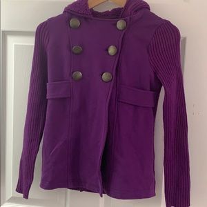 purple jacket